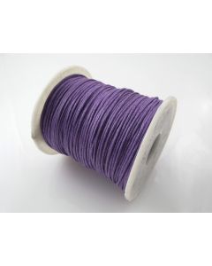 Pamučni voskirani kanap 1mm- boja ljubičasta (pAM-VK-K28)