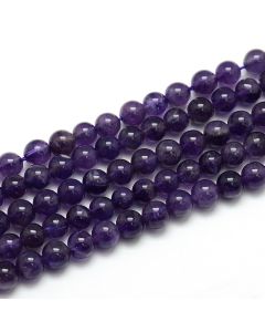 Ametist perle 6 mm- Cena je data za niz od oko  65 komada.  ( PKAM06 ) 