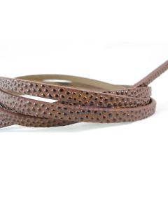 Pljosnata traka (Imitacija kože ) sa printom. Dimenzije trake 6x2mm (PTR-12)