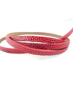 Pljosnata traka (Imitacija kože ) sa printom. Dimenzije trake 6x2mm (PTR-16)