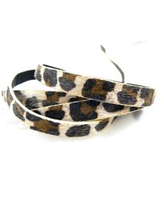 Pljosnata traka (Imitacija kože ) sa animal printom. Dimenzije trake 10x2-3mm ( PTR3-01)