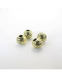 Metalna perla 10  mm, rupa oko 3 mm- boja antik bronza ( R155AM )