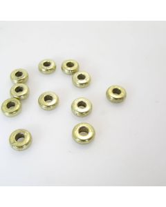 Metalna perla 6.7 x 2.7 mm, rupa oko 2.5 mm- boja antik bronza ( R162AM )