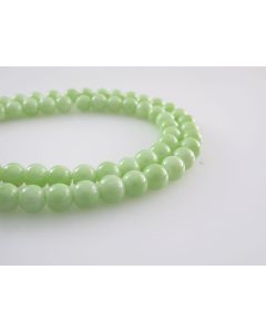 Bojene staklene perle  8 mm, rupa oko 1mm. Niz sadrži oko 100 perli. SP-PP103