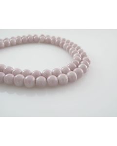 Bojene staklene perle  8 mm, rupa oko 1mm. Niz sadrži oko 100 perli. SP-PP123