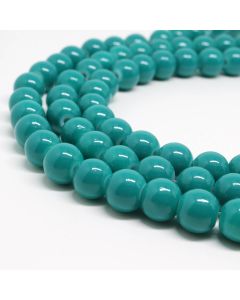 Bojene staklene perle 6 mm, rupa oko 1mm. Niz sadrži oko 135 perli. ( SP-PP159 )