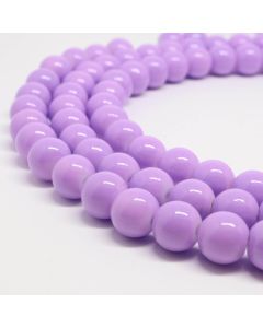 Bojene staklene perle  8 mm, rupa oko 1mm. Niz sadrži oko 100 perli. ( SP-PP170 )