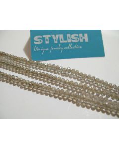 Brušeno staklo Rondele 8x6 mm ST002