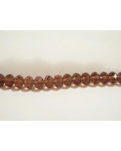 Brušeno staklo Rondele 8x6 mm ST010