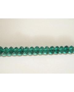 Brušeno staklo Rondele 6x4 mm ST014