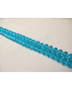 Brušeno staklo Rondele 8x6 mm ST018