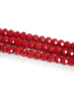 Brušeno staklo Rondele 8x6 mm ST025