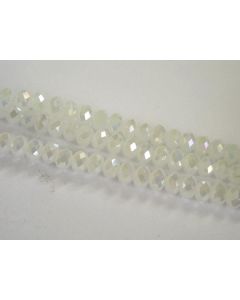 Brušeno staklo Rondele 6x4 mm ST026