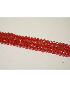 Brušeno staklo Rondele 6x4 mm ST037