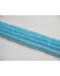 Brušeno staklo Rondele 6x4 mm ST054