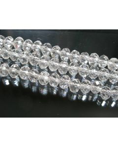 Brušeno staklo Rondele 8x6 mm ST058