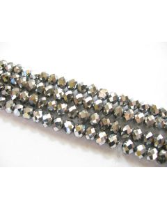 Brušeno staklo Rondele 8x6 mm ST060