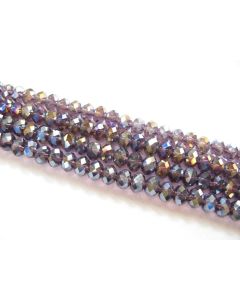 Brušeno staklo Rondele 8x6 mm ST062