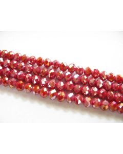 Brušeno staklo Rondele 8x6 mm ST068