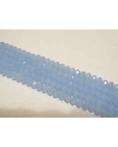 Brušeno staklo Rondele 6x4 mm ST074