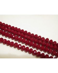 Brušeno staklo Rondele 8x6 mm ST076