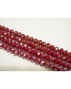 Brušeno staklo Rondele 8x6 mm ST077