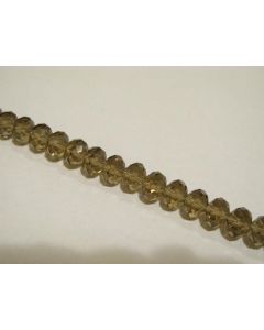 Brušeno staklo Rondele 10x8 mm ST082