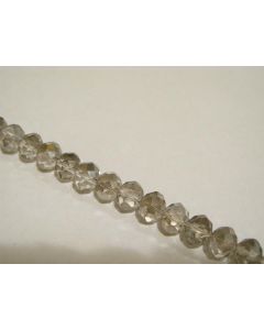 Brušeno staklo Rondele 10x8 mm ST083