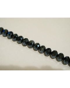 Brušeno staklo Rondele 10x8 mm ST087