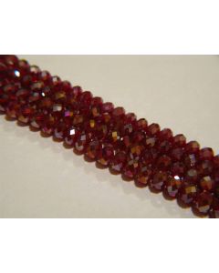 Brušeno staklo Rondele 8x6 mm (ST102)