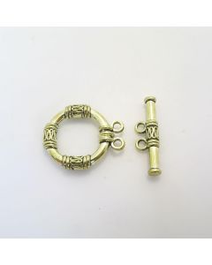 T- kopča za dva niza- boja antik zlatna ( TKOP100AZ)