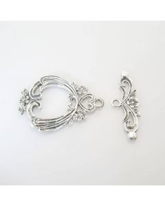 T- kopča 37.5 x 30 mm- boja antik srebro ( TKOP111AS)