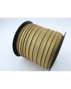 Imitacija antilop kože 10mm- Gliter Gold