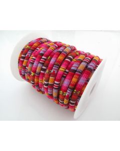 Štepana traka 6mm  u etno dekoru