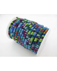 Štepana traka 6mm  u etno dekoru