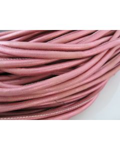 Štepana PU kožica 6mm - Pink