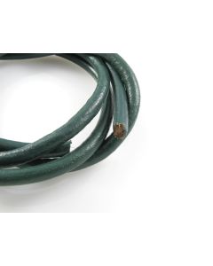 Prirodna koža 6 mm- maslinasto zelena