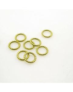 Ukrasna alka 8 x 1.5 mm- boja Antik zlatna-  ( UKA107AZ ) 