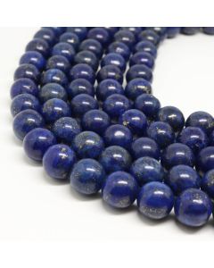 Prirodni Lapis Lazuli perle 8 mm , Cena je data za 1 niz od oko 39cm, Niz sadrži oko 48 perli ( 1114004 )