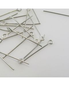Iglice/pinovi sa omčom 60 mm x 0,8 mm  boja inoxa- (23MK32D/O60N)