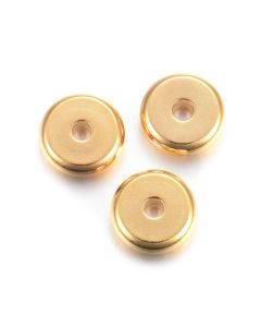 304 Stainless Steel Razdelnik 8x2.5 mm Gold/10 kom...F191-13G-D