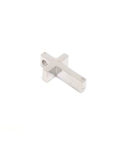 Privezak  Krstić 304 Stainless steel 12 x 7 x 3 mm  ( 207010 )