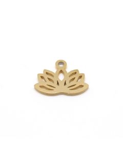 Privezak 304 Stainless steel  10x8x1 mm- boja Gold ( 207032 )