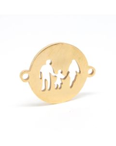 Link Family II 304 Stainless steel 14.5x19x1mm- boja zlata ( 209106 )