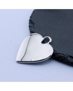 304 Stainless Steel Privezak Srce 33x28 mm/1 kom ...26SS02-A-S