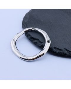304 Stainless Steel Privezak 40x38 mm/1 kom ...26SS02-B-S