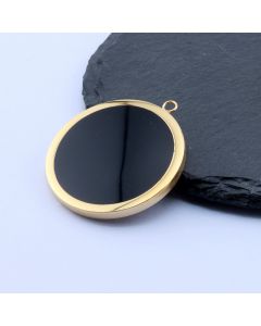 304 Stainless Steel Privezak 39x35 mm/1 kom Gold IP...26SS02-C-G