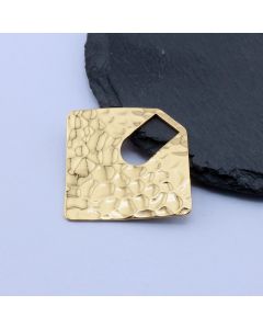 304 Stainless Steel Privezak 42x38 mm/1 kom Gold IP...26SS02-K-G
