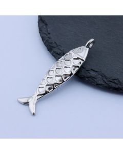 304 Stainless Steel Privezak Riba 26x6 mm/1 kom ...26SS04-C-S