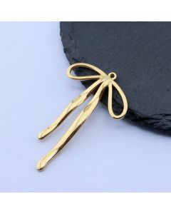 304 Stainless Steel Privezak 42x27.5 mm/1 kom Gold IP...26SS04-E-G
